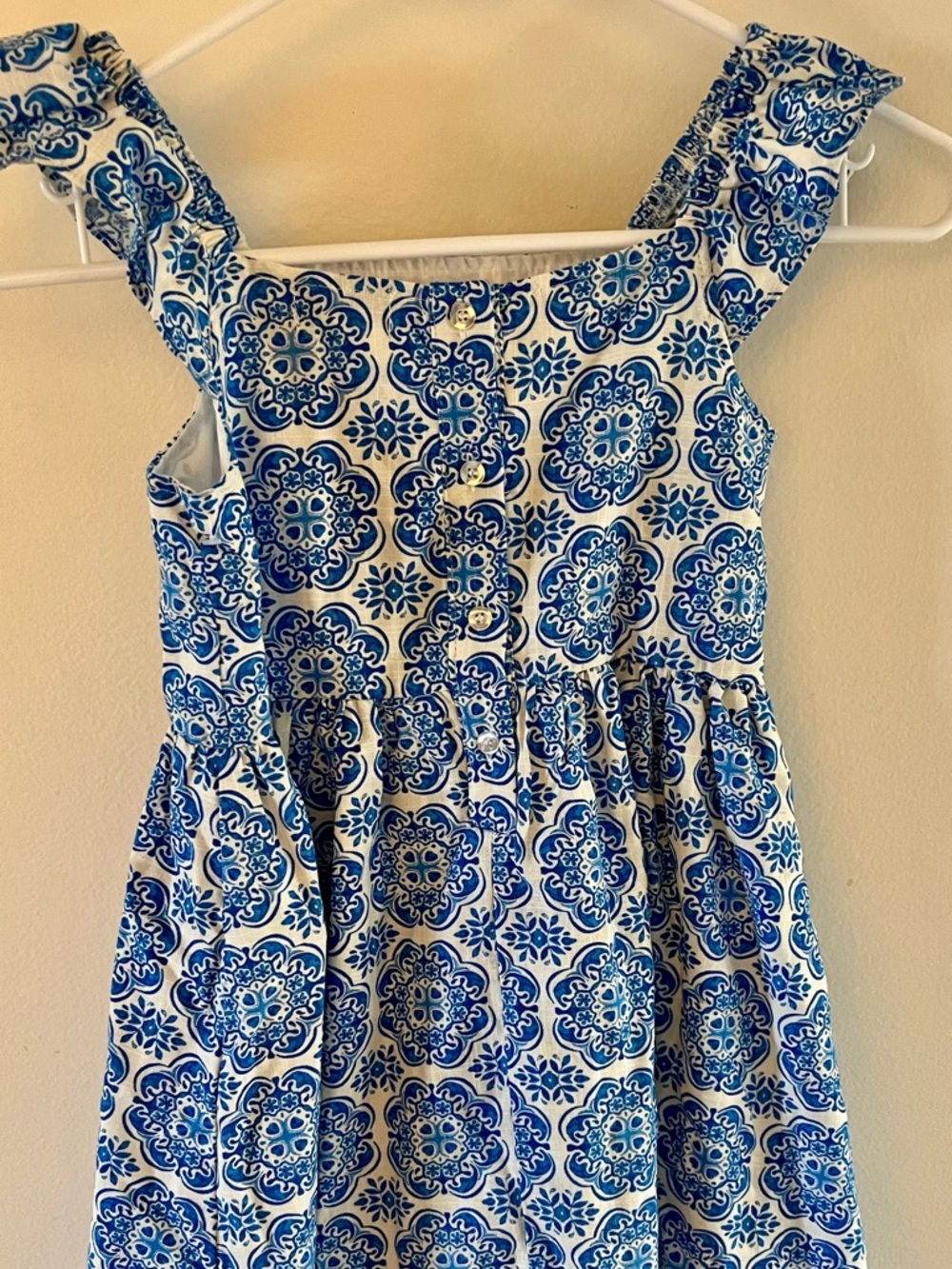 Paisley Lane Pale Blue Printed Dress